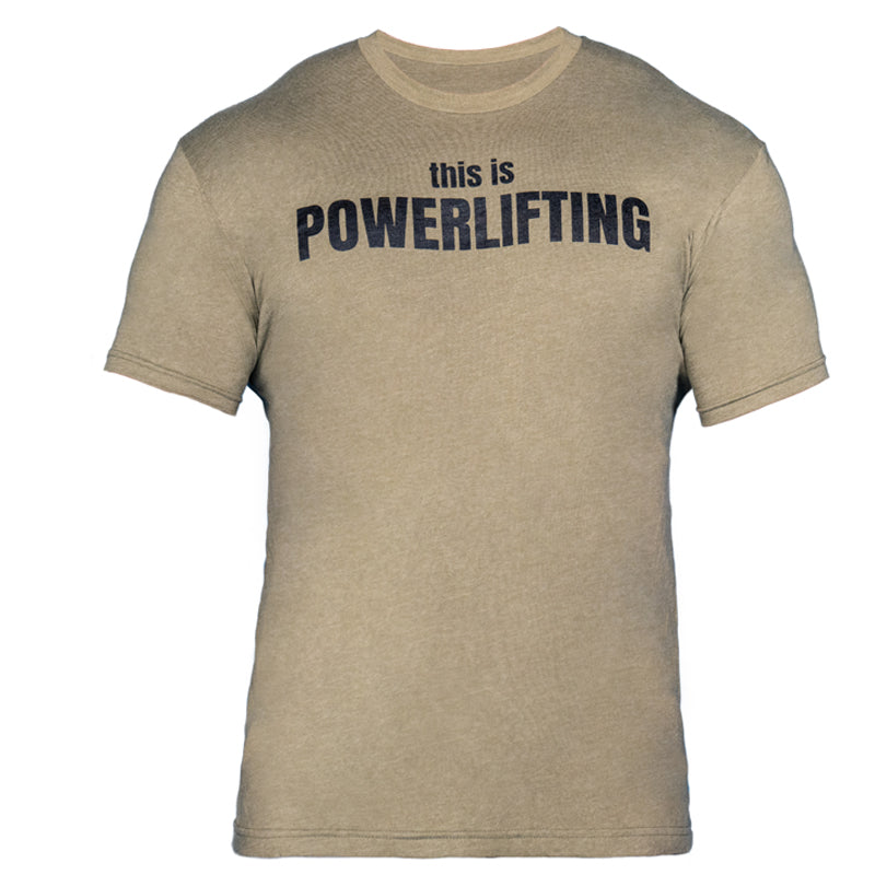 Army Green This is Powerlifting Unisex T-Shirt
