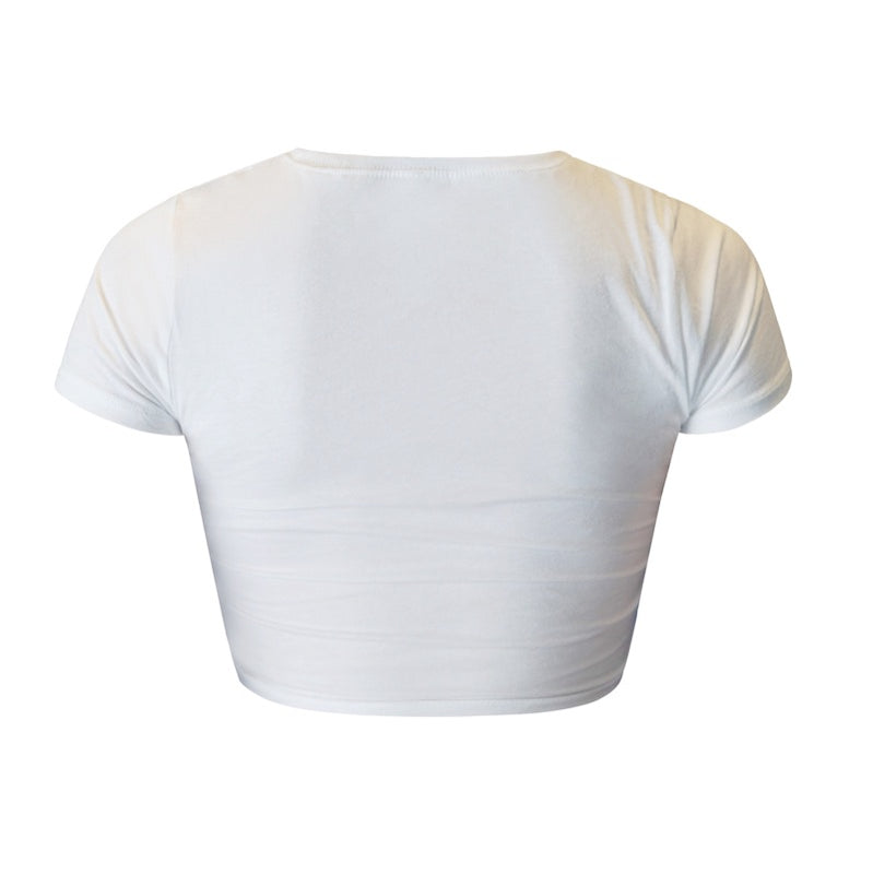 White RAW Women's Crop T-Shirt (Limited Edition)